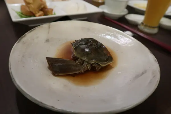 上海蟹の紹興酒漬け