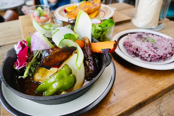 こちらオススメの野菜スープカレー🍛