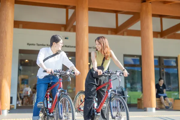 E-bikeでスイスイ気持ちよくこげる！