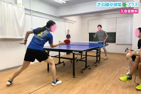 「芝公園卓球場プラス」はフロア丸ごと貸切りできる卓球場！