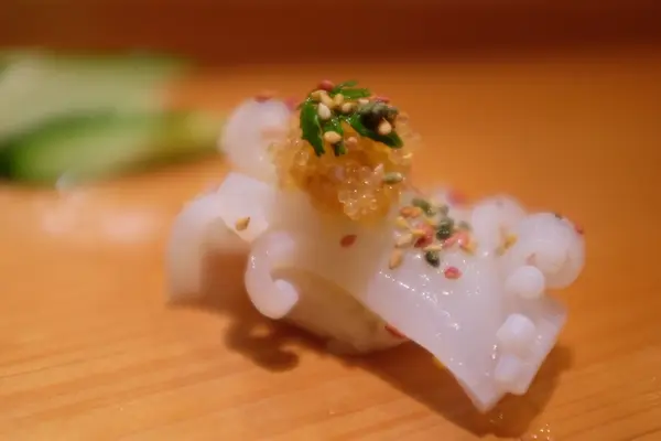 赤烏賊 雲丹・飛子のせ