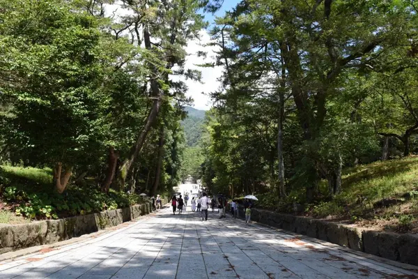 どこまでも続く参道