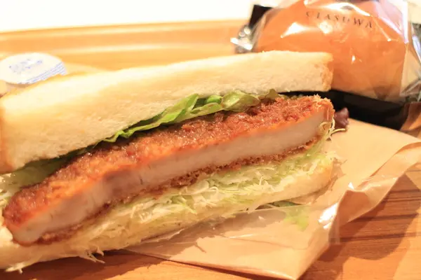 例えば信州豚のカツサンド！