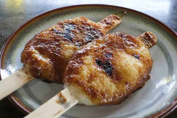 焼きたて五平餅が旨い