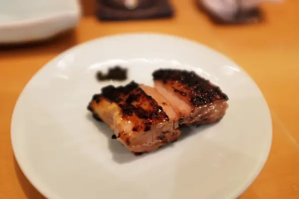 天城軍鶏もも肉の西京焼き