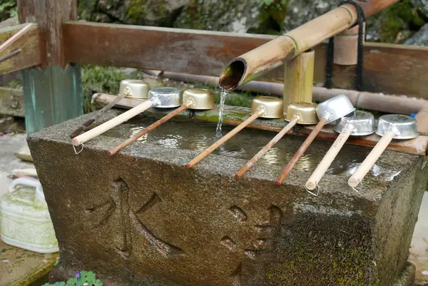 手水の位置はわざとでしょ