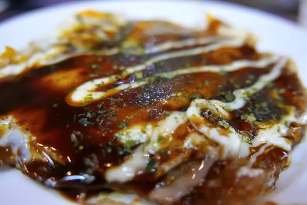 とん平焼きを注文