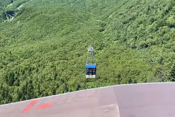 テラスからちょうどゴンドラがみえた！🚠