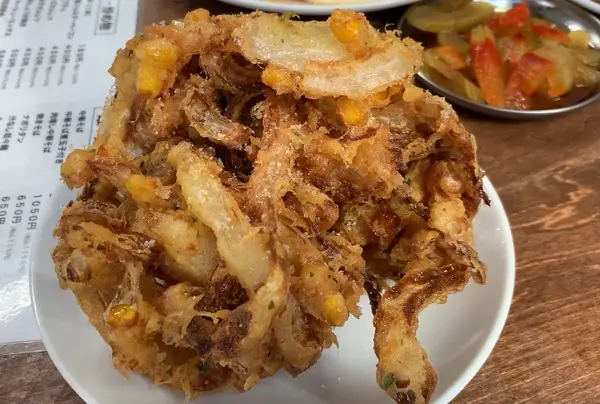 枝豆とコーンのかき揚げ 450円