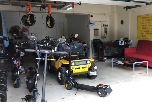 電動スクーターも借りれるよ