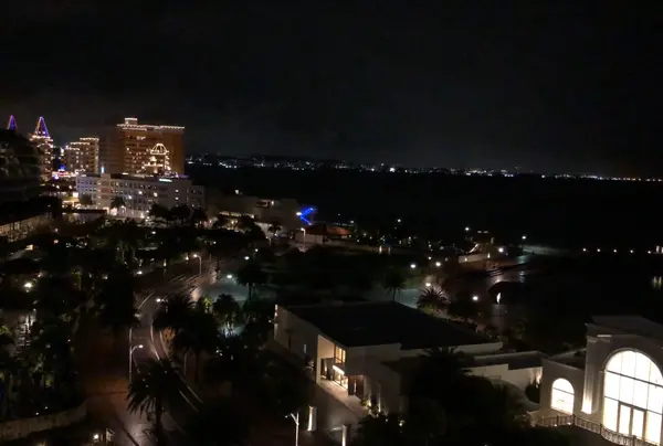 バルコニーから見える夜景🌃