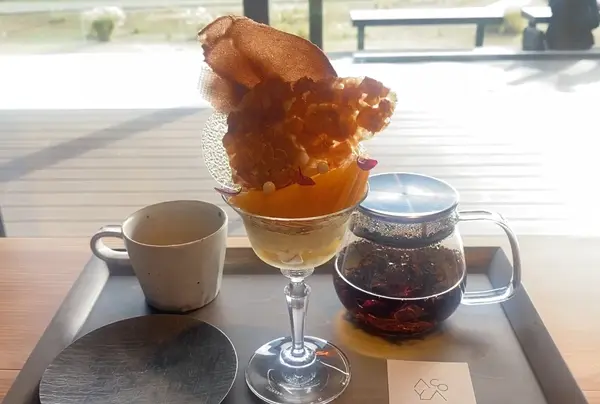 柿と牛蒡のパフェ　2,200円