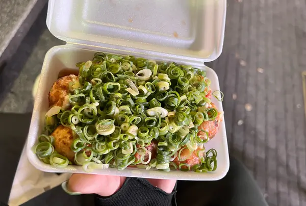 ねぎポン酢たこ焼き