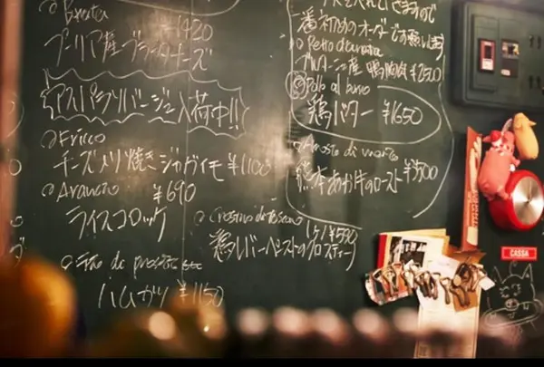 メニューは黒板に、、？