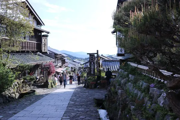 中山道木曽路馬籠宿の写真・動画_image_134090