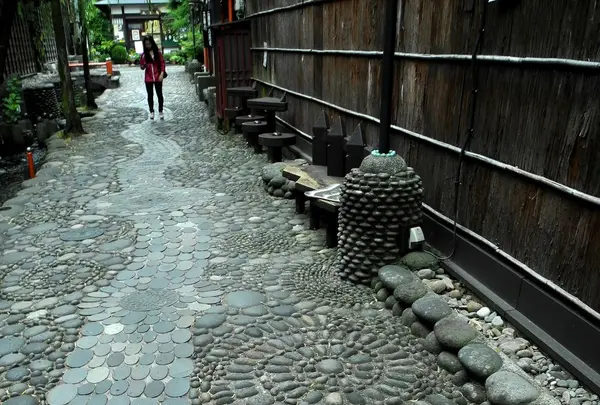 しっとりとした郡上の町並みの写真・動画_image_154486