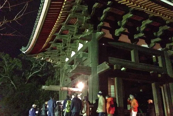 国宝鐘楼で除夜の鐘！