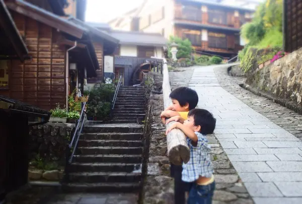 中山道木曽路馬籠宿の写真・動画_image_314288