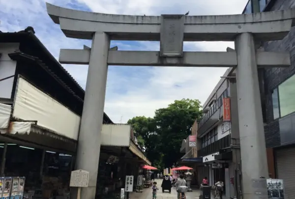 出水神社の鳥居