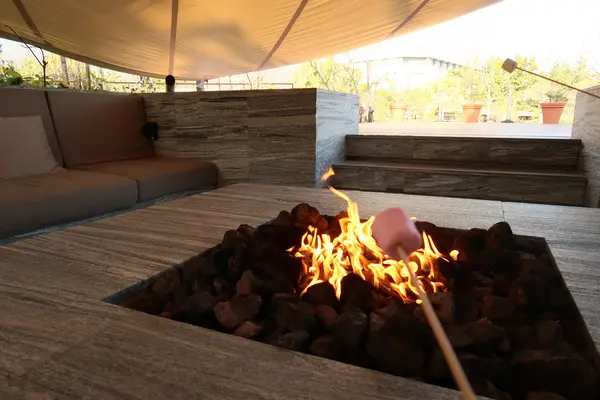 焚火のリビングの写真・動画_image_411178