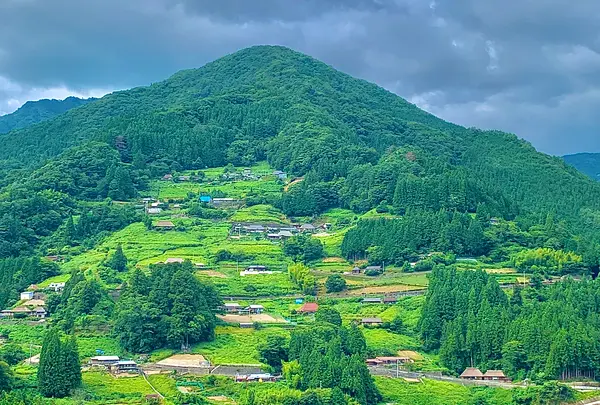 国重要伝統的建造物群保存地区 落合集落展望所の写真・動画_image_452065