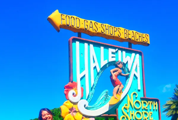 Hale'iwa Town Sign (Boy)の写真・動画_image_483589