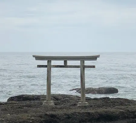 大洗磯前神社 神磯の鳥居の写真・動画_image_532276