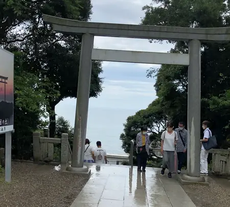 大洗磯前神社 神磯の鳥居の写真・動画_image_532280
