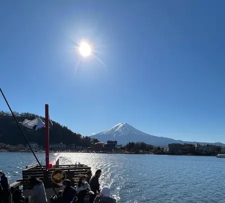 河口湖遊覧船の写真・動画_image_573111