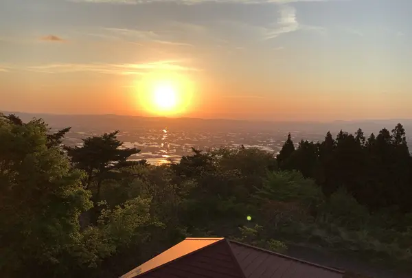 砺波平野の散居村（散居村展望台）の写真・動画_image_601743