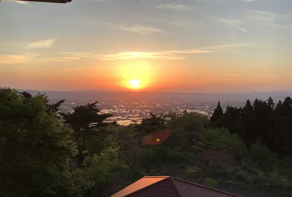 砺波平野の散居村（散居村展望台）の写真・動画_image_601745