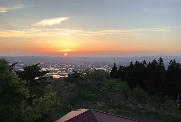 砺波平野の散居村（散居村展望台）の写真・動画_image_601747