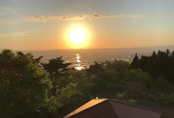 砺波平野の散居村（散居村展望台）の写真・動画_image_601750