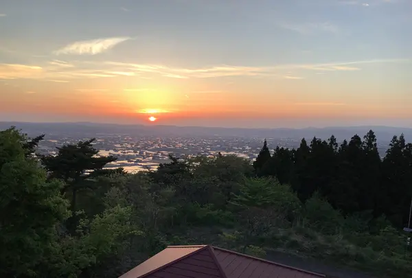 砺波平野の散居村（散居村展望台）の写真・動画_image_601751