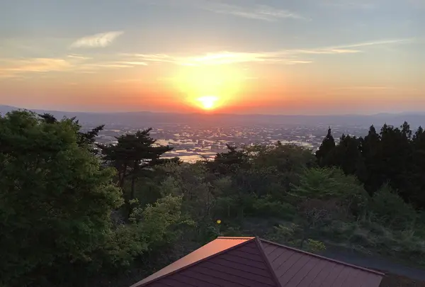 砺波平野の散居村（散居村展望台）の写真・動画_image_601754