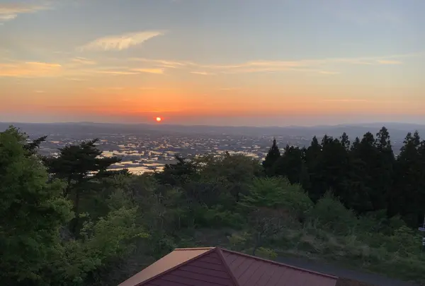 砺波平野の散居村（散居村展望台）の写真・動画_image_601755
