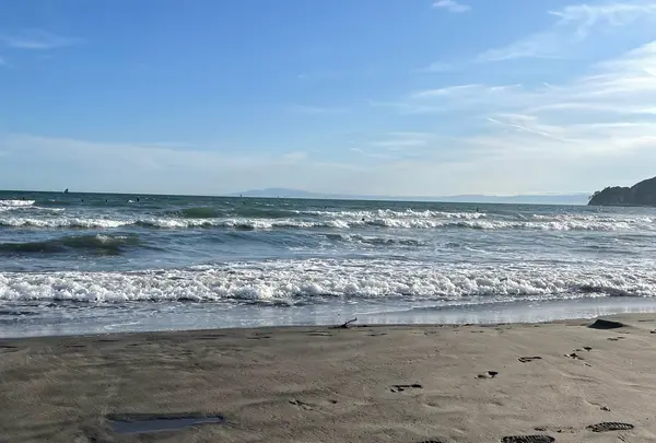 青い空、青い海