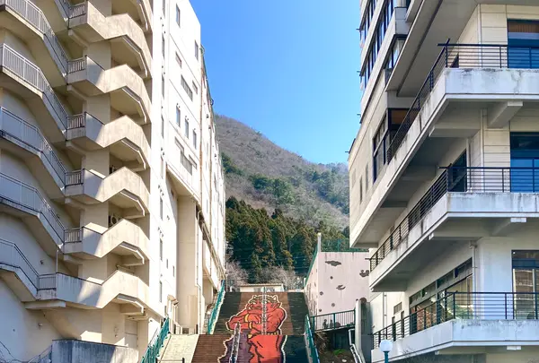 鬼怒川温泉ふれあい橋の写真・動画_image_631848