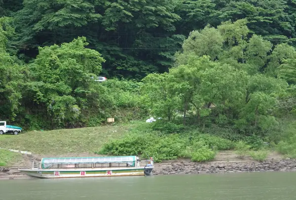 最上川舟下り義経ロマン観光 仙人堂の渡し 高屋乗船場の写真・動画_image_689599