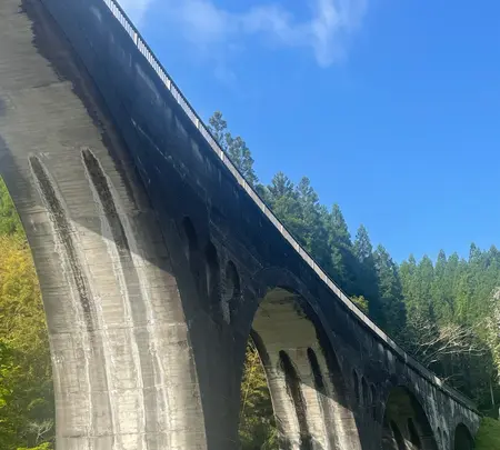 国鉄宮原線 幸野川橋梁 (国登録有形文化財)の写真・動画_image_757272