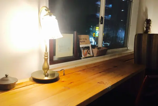 カウンター席も