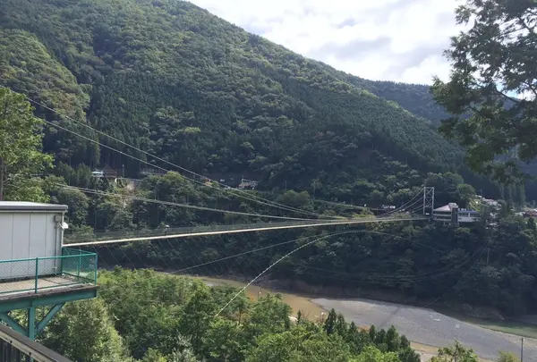 谷瀬の吊り橋