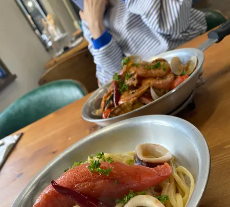 イームズ（EAMES 生パスタとパンケーキとコーヒーと）の写真・動画_image_1831127