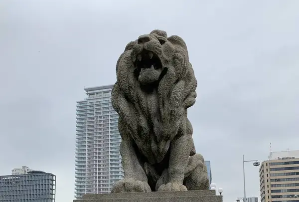 難波橋（ライオン橋）の写真・動画_image_557582