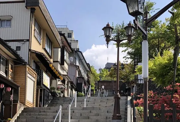 伊香保温泉の石段街の写真・動画_image_586713