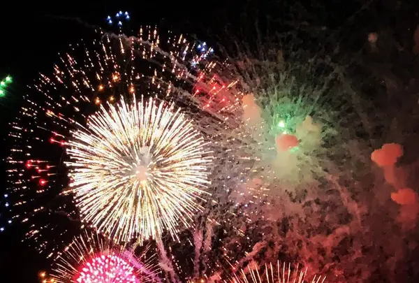 やつしろ花火打ち上げ場所の写真・動画_image_669493