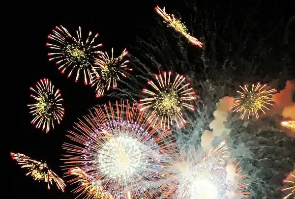 やつしろ花火打ち上げ場所の写真・動画_image_669494