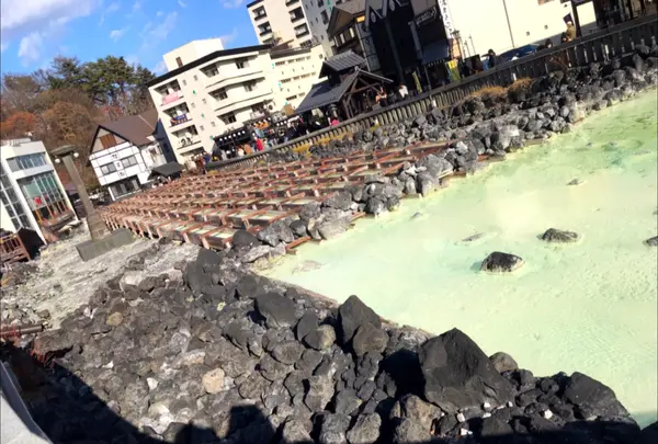 草津温泉 湯畑の写真・動画_image_842382