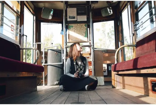 電車の中は、、、。