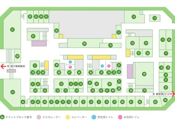 B2F フロアマップ